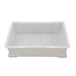 6 Pieces Thickened Plastic Plates Logistics Turnover Box Parts Box Pallet Classification Basket Toolbox Storage Box Storage Box  Blue 410 * 310 * 145mm