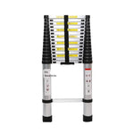 Aluminum Alloy Telescopic Ladder Single Side Bamboo Section 4.7m Engineering Ladder, Elevator Single Side Vertical Ladder