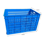 Plastic Thickened Turnover Box Logistics Plastic Box Rectangular Logistics Box Large Fruit Vegetable Basket 615 * 410 * 360 mm