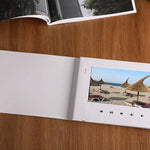 LuguLake 7" Video Greeting Card Video Brochure LCD Screen Digital Brochures for Father's Day Birthday Anniversary White