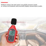 UNI-T Sound Level Meters Noise Measuring Instrument Decibel db Meter Range 30~130dB Mini Audio Digital Sound Level Meter Decibel Monitor UT353BT