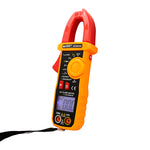 ECVV True RMS Digital Clamp Meter Multimeter Auto Range 600 AMP AC, AC/DC Voltage, Frequency, Capacitance, Resistance, NCV Test Megohmmeter, Data Hold